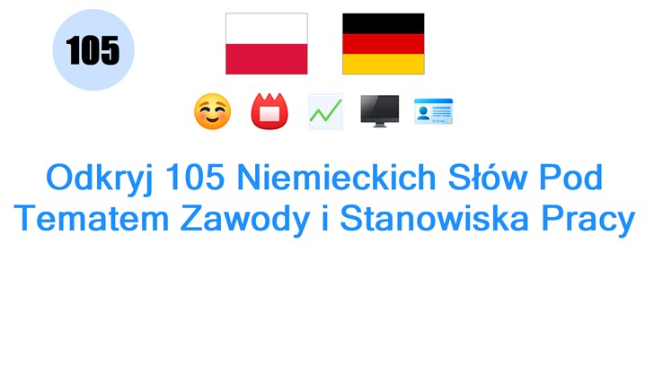 Odkryj 105 Niemieckich Słów Pod Tematem Zawody i Stanowiska Pracy